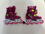 OXELO skates voor meisjes + kinderhelm + set 3x2 beschermers, Ophalen, Verstelbaar, Kinderen, Zo goed als nieuw