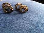 Goudkleurig manchette knopen met hoefijzer, Ophalen, Zo goed als nieuw
