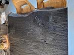 Robuust eikenhout zwart, Doe-het-zelf en Verbouw, Hout en Planken, Ophalen, Eiken, Nieuw, Plank