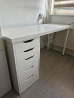 Ikea lagkapten/alex bureau, Huis en Inrichting, Bureaus, Ophalen, Zo goed als nieuw