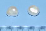 Witte Barok Parels - geboord - set WGPA - 11x9mm, Verzenden, Nieuw