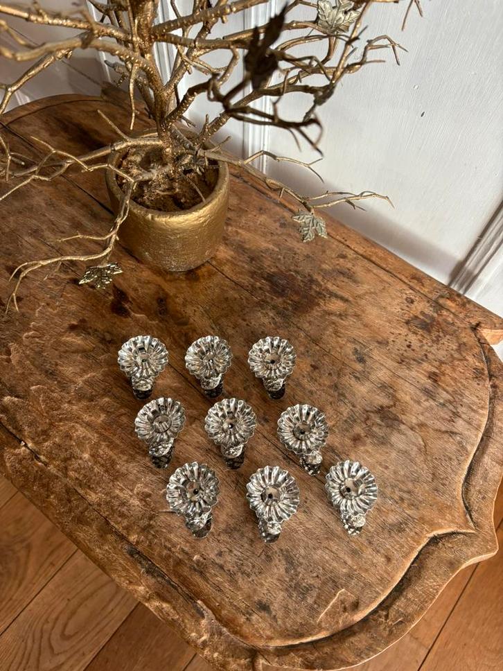 Vintage zilver kaarsenhouders/knijpers,zgan, Diversen, Kerst, Zo goed als nieuw, Ophalen of Verzenden