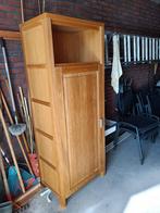 Eikenhouten kast met deur en planken, Huis en Inrichting, Kasten | Overige, Ophalen, Gebruikt