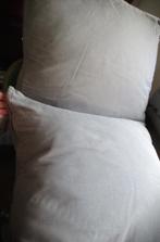 Kussen~mosgroen/grijs~Katoen~Gurli~50 cm~rits~ikea, Ophalen of Verzenden, Gebruikt, Grijs, Vierkant