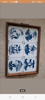 Dienblad met helders tafereel., Ophalen