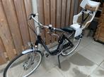Dames fiets met kinderzitje  erop, Fietsen en Brommers, Fietsen | Dames | Moederfietsen, Versnellingen, Zo goed als nieuw, 1 zitje