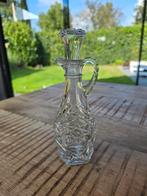 Vintage Glazen Oliekan/Kandelaar, Ophalen of Verzenden