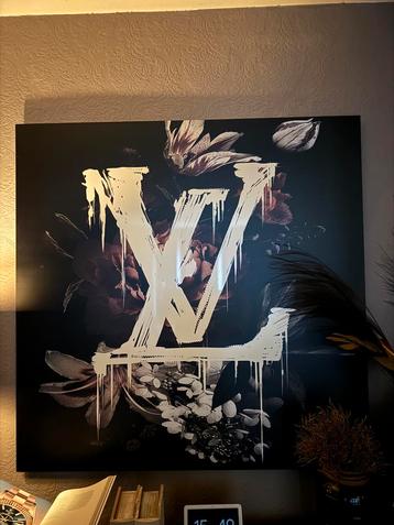 Louis Vuitton Schilderij - Bloemen Design beschikbaar voor biedingen