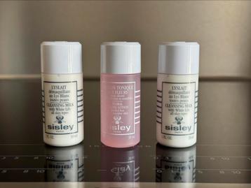 Sisley cleansing milk en floral toning lotion 3x30ml beschikbaar voor biedingen