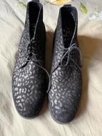 Durea veterlaarsjes zwart grijs maat 43,5, Durea, Zwart, Lage of Enkellaarzen, Ophalen of Verzenden