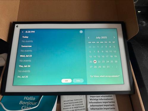 Amazon Echo Show 15, Computers en Software, Windows Laptops, Zo goed als nieuw, 15 inch, 2 tot 3 Ghz, Ophalen
