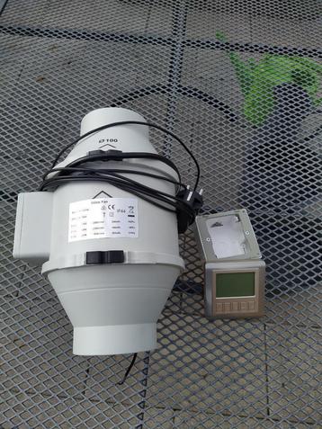 HG Power 100 mm kanaalventilator regelbaar, afzuigventilator beschikbaar voor biedingen