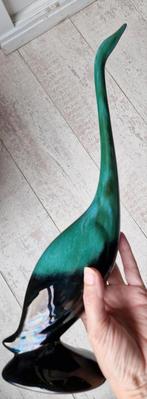 Groene Terracotta Kraanvogel, Huis en Inrichting, Woonaccessoires | Vazen, Gebruikt, Aardewerk of Porselein, Ophalen of Verzenden