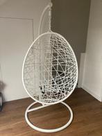 Hangstoel Swing met standaard (wit), Huis en Inrichting, Ophalen, Zo goed als nieuw, Wit, Eén