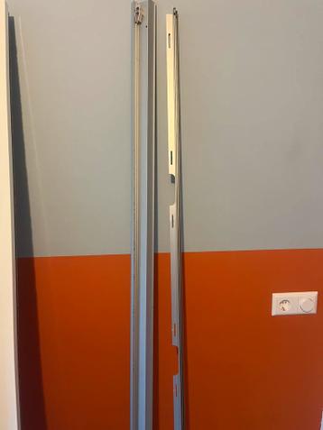 2x Ikea pax schuifdeuren met ril 2x 1m kast - afbeelding 6