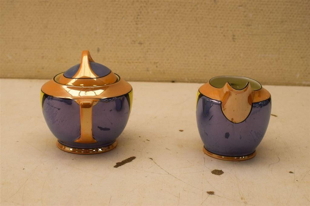 3 delige Meito china suiker en melkkannetje 47406, Huis en Inrichting, Keuken | Servies, Gebruikt, Ophalen of Verzenden, Bord(en)