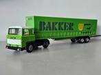 Tekno Scania 141 Bakker Barendrecht huiftrailer 1:50, Hobby en Vrije tijd, Modelauto's | 1:50, Ophalen of Verzenden, Gebruikt
