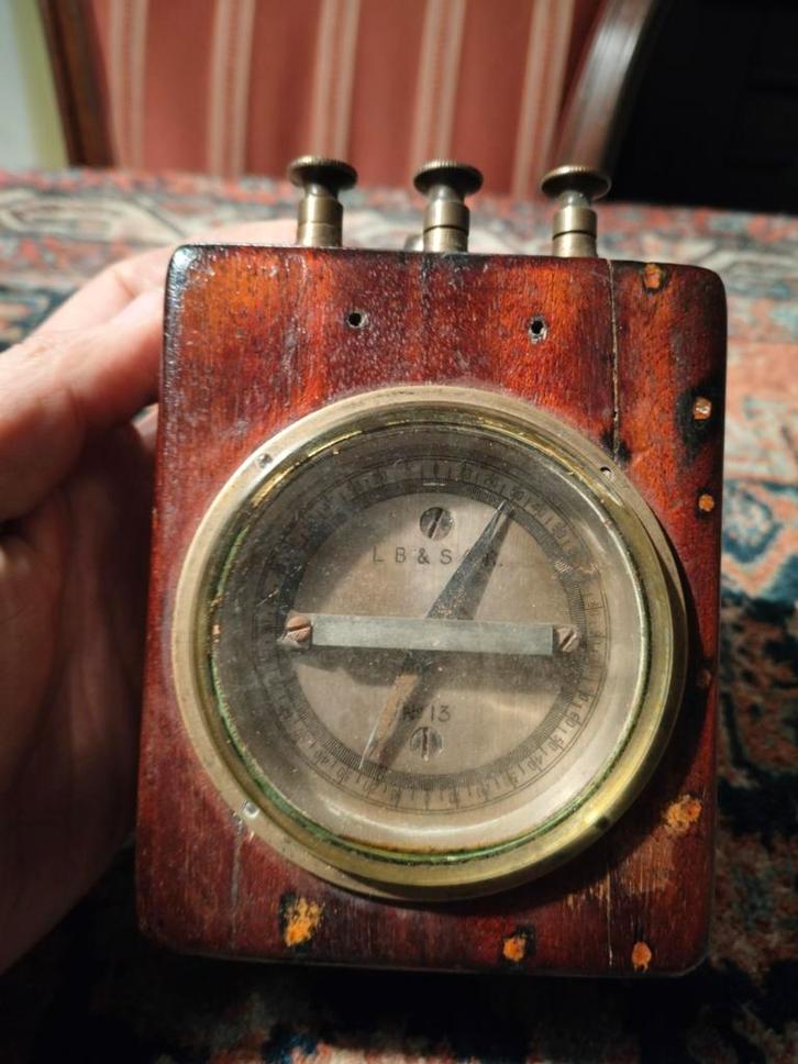 LB&SCR Galvanometer - Londen, Brighton & South Coast Railway, Antiek en Kunst, Antiek | Gereedschap en Instrumenten, Ophalen