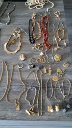 Div vintage kostuum juwelen, Ophalen of Verzenden, Overige materialen, Ketting, Verguld