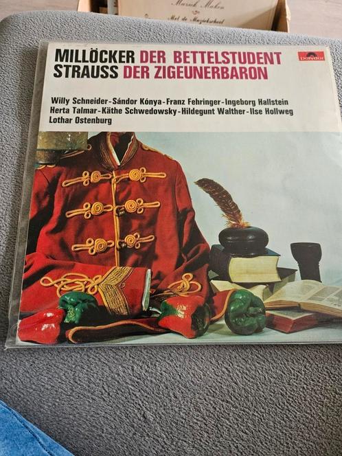 Millöcker der bettelstudent, strauss der zigeunerbaron, Cd's en Dvd's, Vinyl | Klassiek, Zo goed als nieuw, Ophalen of Verzenden