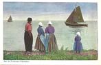 Volendam- -Aan de Zuiderzee., Verzenden, 1940 tot 1960, Ongelopen, Noord-Holland