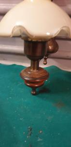 wandlamp messing glas en hout, Ophalen of Verzenden, 'T Olde Gre-j, Info@toldegrej.nl, Endepoelstraat 20f Didam