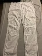 Witte heren broek maat 38-34 + shirt, Wit, Overige maten, Zo goed als nieuw, C&A