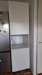 Hoge keukenkast Bribus, Ophalen, Gebruikt, 200 cm of meer, Wit