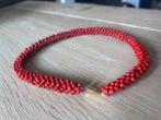 Ketting, Ophalen of Verzenden, Gebruikt, Rood, Steen of Mineraal