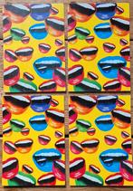 4 x vrolijke kaart mond, gebit, lippen, even bijkletsen?, Ophalen of Verzenden, 1980 tot heden, Ongelopen, Overige thema's