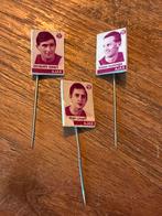 Ajax Speldjes - Cruijff, Swart, Nuninga, Ophalen of Verzenden, Gebruikt, Sport, Speldje of Pin