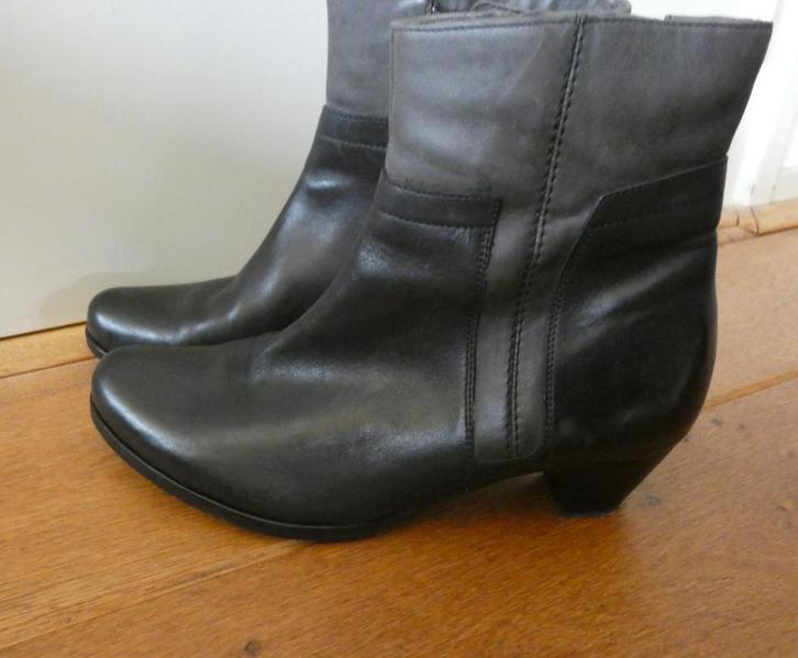 Verhulst laarsjes dames maat 5 38 leder zwart grijs leer, Kleding | Dames, Schoenen, Gedragen, Lage of Enkellaarzen, Zwart, Ophalen of Verzenden