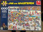 Jan van Haasteren - Motorrace, Hobby en Vrije tijd, Denksport en Puzzels, Ophalen of Verzenden, 500 t/m 1500 stukjes, Gebruikt
