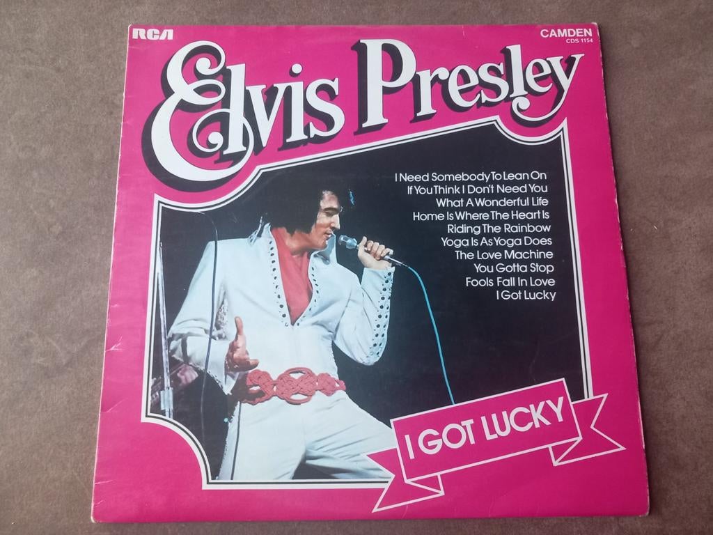 Lp elvis - i got lucky, Ophalen of Verzenden, 1960 tot 1980, Gebruikt, 12 inch