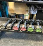 Rubberen dumbbells 2-3 en 4 kg gewichten, Sport en Fitness, Gebruikt, Ophalen of Verzenden, Dumbbell