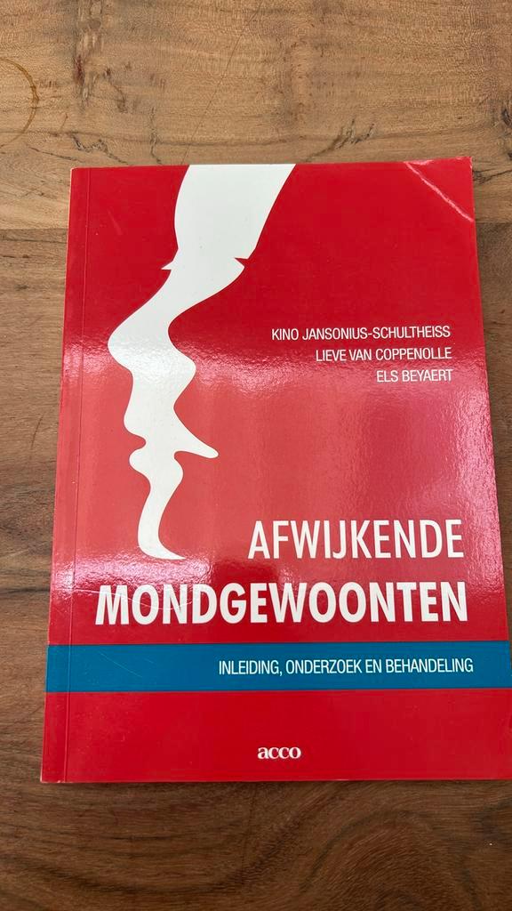 K. Jansonius-Schultheiss - Afwijkende mondgewoonten, Boeken, Wetenschap, Gelezen, Ophalen of Verzenden