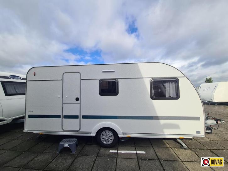Adria Aviva 492 LU EX HUUR + VOORTENT +MOVER, Caravans en Kamperen, Caravans, Bedrijf, tot en met 4, 1000 - 1250 kg, Standaardzit