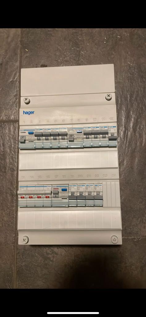 HAGER  groepenkast 3 fase, Hobby en Vrije tijd, Elektronica-componenten, Zo goed als nieuw, Ophalen of Verzenden