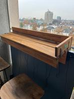 Balkonbar + krukken, Ophalen, Gebruikt, Hout