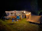 Hobby 495 caravan Excellent Easy voortent luifel, Rondzit, Hobby, Frans bed, 6 tot 7 meter