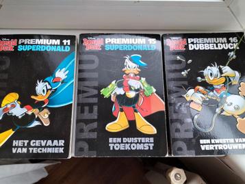 Donald Duck Premium SuperDonald  nr 11, 15 en 16 beschikbaar voor biedingen