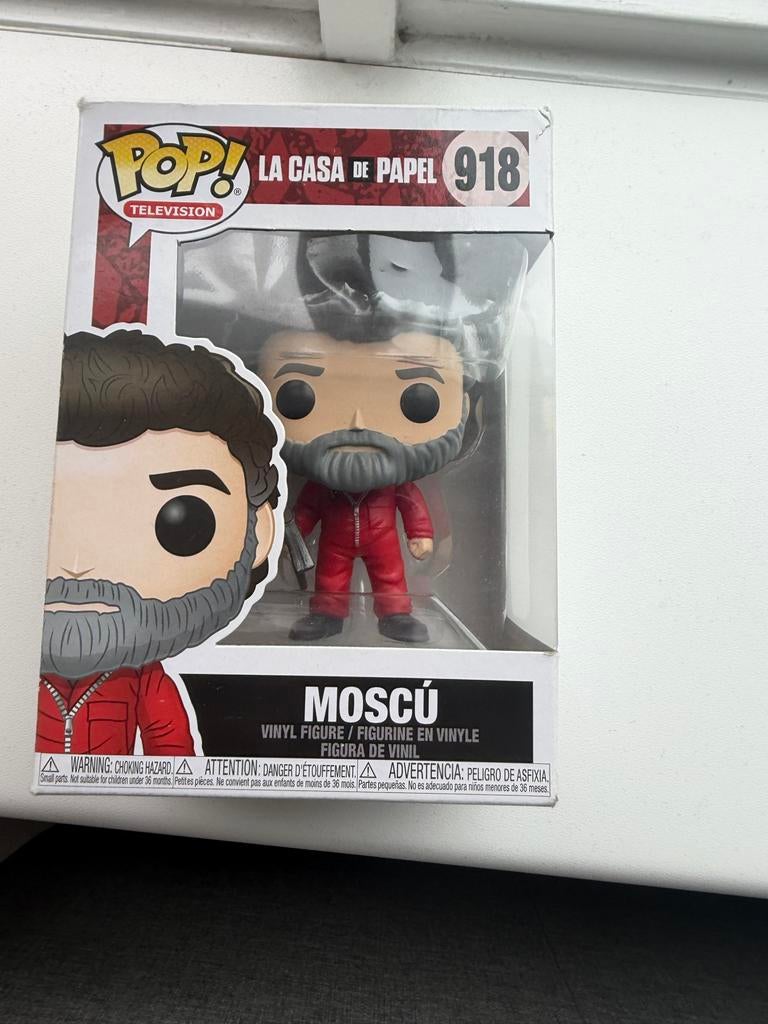Funko Pop! La Casa de Papel - Moscú #918, Ophalen of Verzenden, Zo goed als nieuw