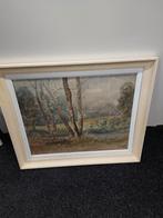 Aquarel Bosgezicht Gesigneerd G. Masson 1904, Ophalen of Verzenden