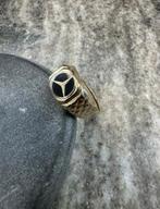 Prachtige 14k gouden Mercedes ring, Sieraden, Tassen en Uiterlijk, Ringen, Ophalen of Verzenden, Nieuw, Goud, Dame
