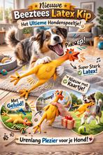 Nieuwe Beeztees Latex Kip – Hilarisch Hondenspeeltje - Nieuw, Ophalen, Nieuw, Knuffels