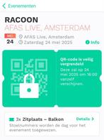 RACOON AFAS LIVE x3, Drie personen of meer