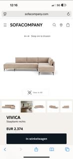 Hoekbank Velours - SofaCompany Vivica, Ophalen, 250 tot 300 cm, Hoekbank, 75 tot 100 cm