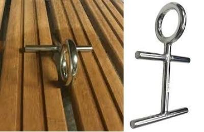 Steiger haak RVS, Watersport en Boten, Bootonderdelen, Nieuw