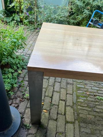 Bert Plantagie eettafel Eiken Whitewash 170 bij 100cm 77cm h beschikbaar voor biedingen