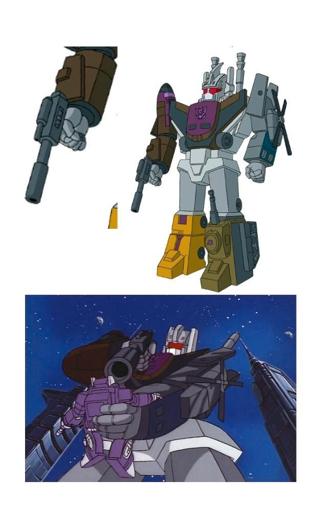 transformers masterpiece bruticus GUN CARTOON, Verzamelen, Transformers, Nieuw, G1, Decepticons, Ophalen of Verzenden